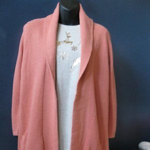 Lands' End Women's open front sweater, NWOT